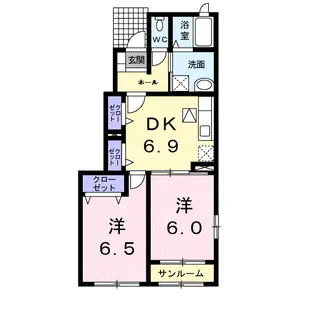 エタニティーリブズ A【1階】の間取り
