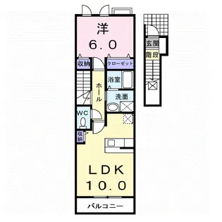エクセル ウイング【2階】の間取り