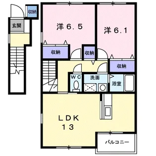 アルティプラーノⅡ【2階】の間取り