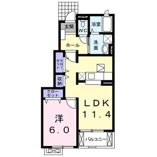 アルバ Ⅲ【1階】の間取り