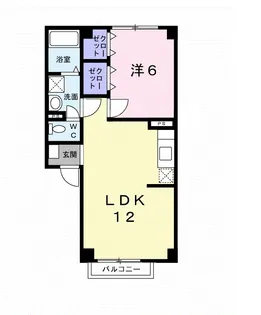 ラフォンテーヌⅠ【1階】の間取り