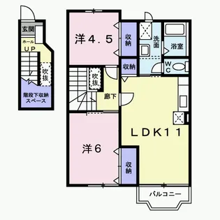 ファミーユ【2階】の間取り