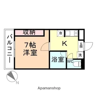 プリンスマンション【2階】の間取り