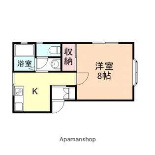 プロパティ【102号室】の間取り