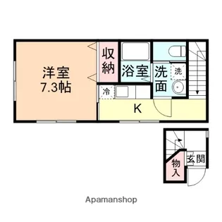 アバンティ城北【2階】の間取り