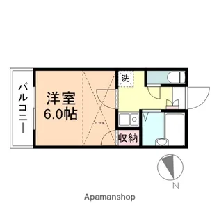 清水町第2レジデンス【201号室】の間取り