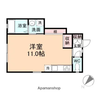 ABELIA Ⅱ【1階】の間取り