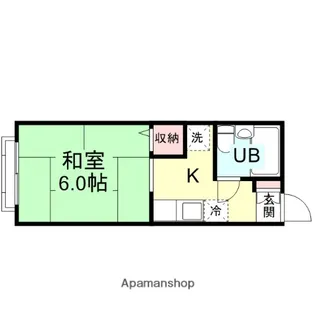 コーポフレンズ【105号室】の間取り