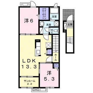 コルトゥーラ【2階】の間取り