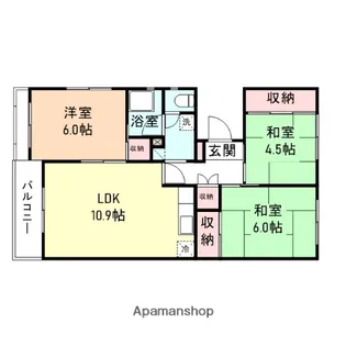 フォルシア【46号室】の間取り