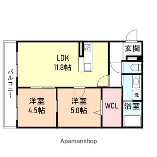 プランセッス【301号室】の間取り