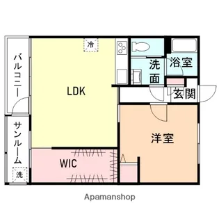 センチュリーハイツさかえ【2階】の間取り