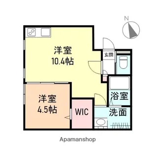 ALIVIO中太閤山【2-E号室】の間取り