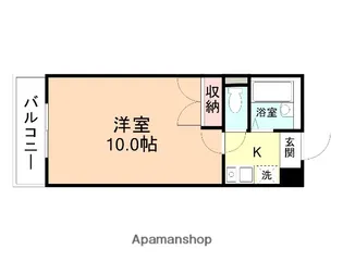 ハーモニー【206号室】の間取り
