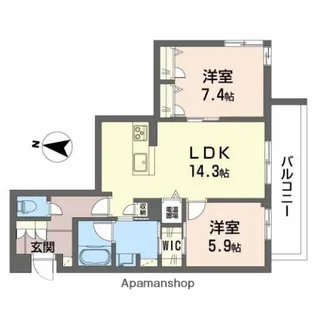 メゾン・メイ【3階】の間取り
