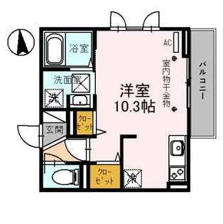 ルトリア【1階】の間取り