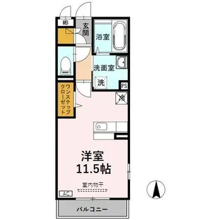 グラン・シエロJ【1階】の間取り