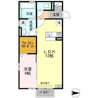 にゅうまごびれっじ【1階】の間取り