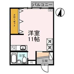 パールハイツとなみ1【2階】の間取り