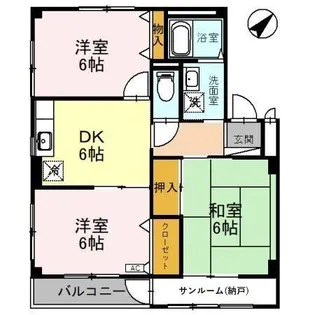 アネックス【3階】の間取り