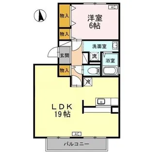 フレマリール91 B【2階】の間取り