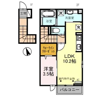 さくら大樹【2階】の間取り