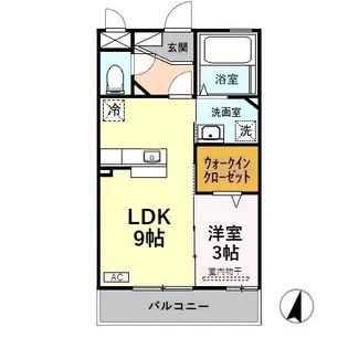 グレイス戸出【1階】の間取り