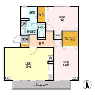 ハイカムール・アイ【3階】の間取り