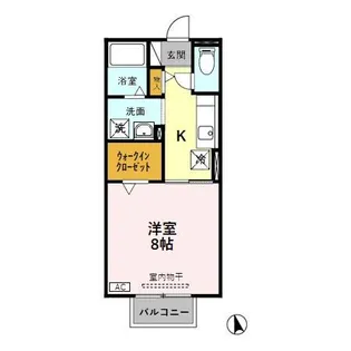 リエゾン B【2階】の間取り