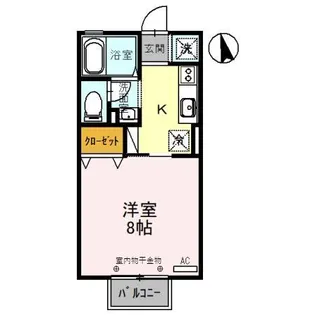 ミレーネ【1階】の間取り