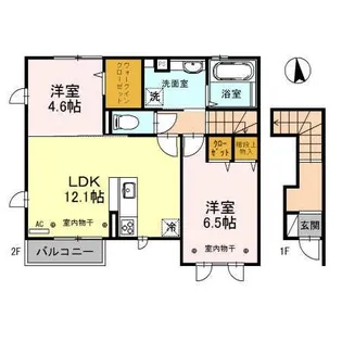 ベル フォレ【2階】の間取り