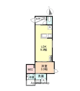 CALMPORT N【1階】の間取り