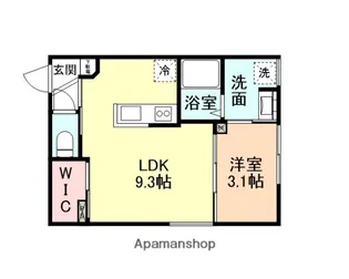 グローリー上関【2階】の間取り