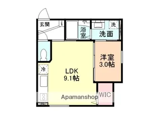 INTEGRAL SORATO【101号室】の間取り