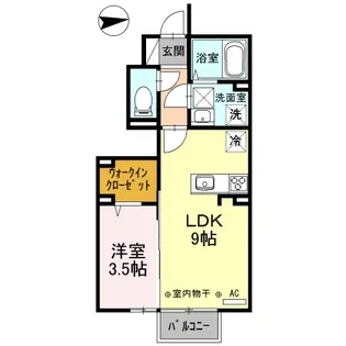 ルボンショワ【1階】の間取り