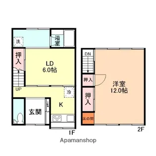 富山県高岡市横田町2丁目【一戸建】の間取り