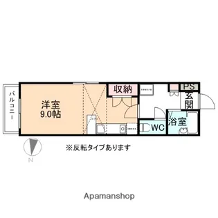 モア・アペックス美原町【202号室】の間取り