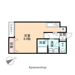 オーベルジュ駅南4丁目【2階】の間取り