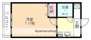 ロイヤルコーポ駅南【4階】の間取り