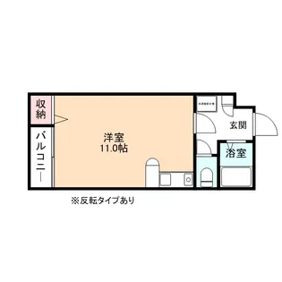 オーベルジュ上関Ⅰ【103号室】の間取り