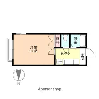 信開セルーラ駅南S【2階】の間取り