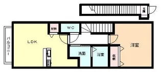 レーヴェ一番町【2階】の間取り