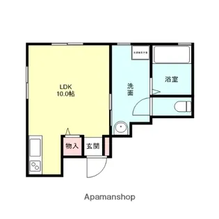 ヴィラ花水木【202号室】の間取り