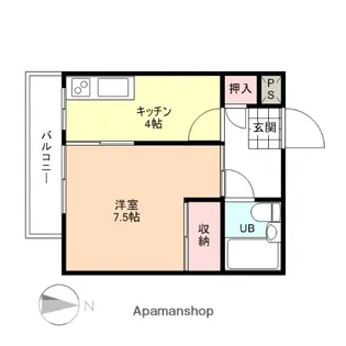 A・Iハイツ【2階】の間取り