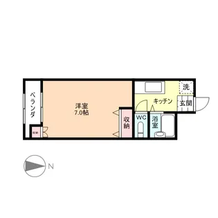 ハイムササキ【3階】の間取り