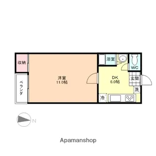 セシカ【2階】の間取り
