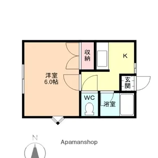 アパルトメント壱【2階】の間取り