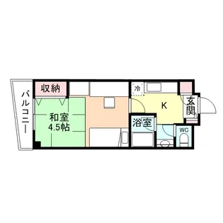 メゾン ベルトワール【205号室】の間取り