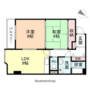 リアライズ千歳【3階】の間取り