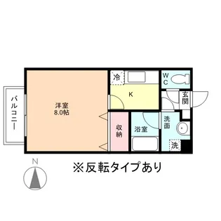 ラフォーレ花園Ⅱ【2階】の間取り